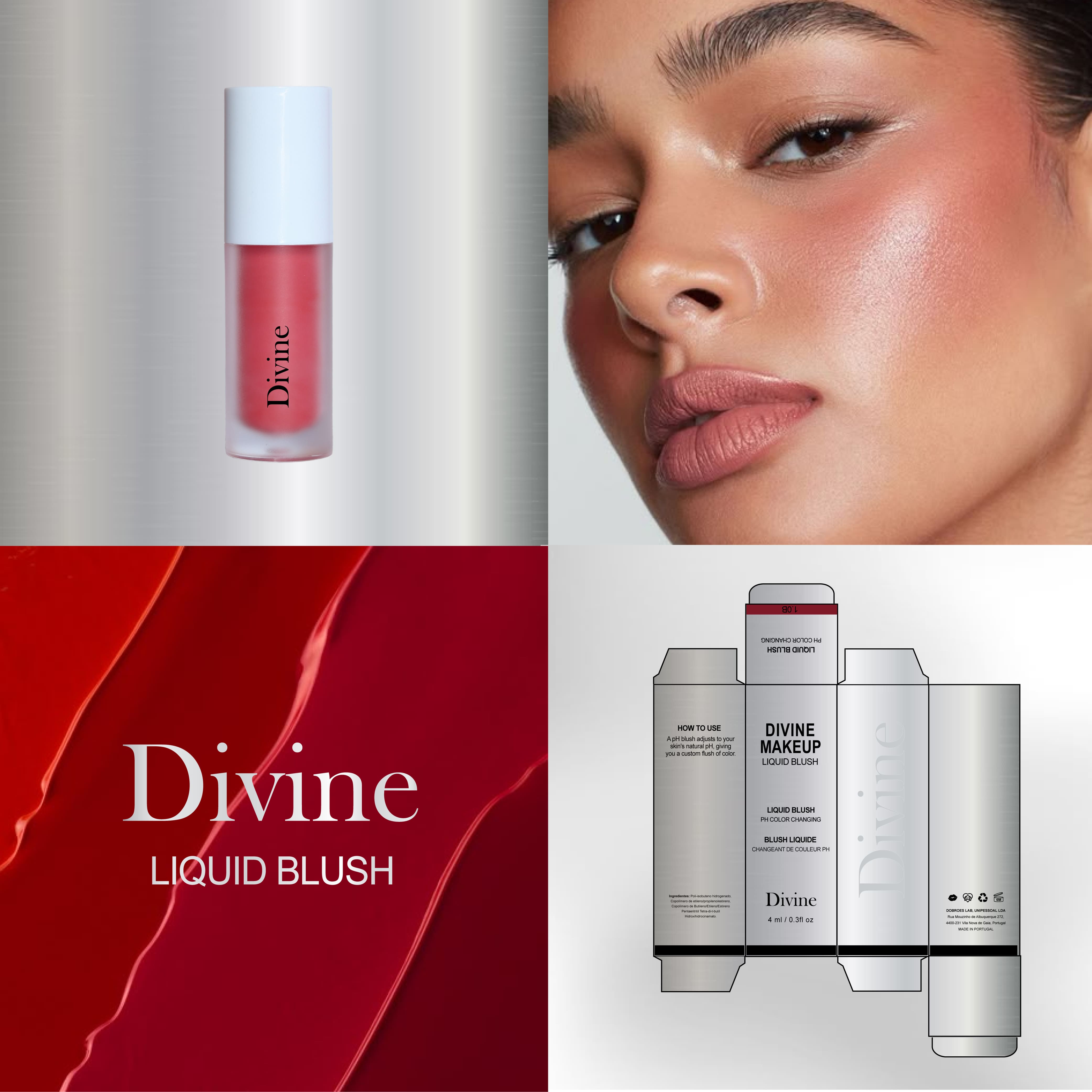 Liquid blush for private label makeup in Europe. Start your cosmetics brand with Blush.