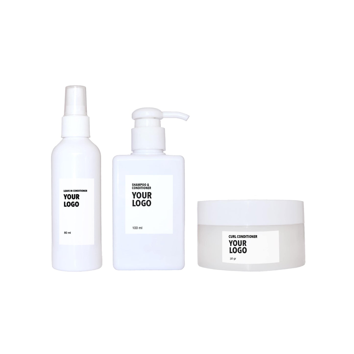 samples hair products private label