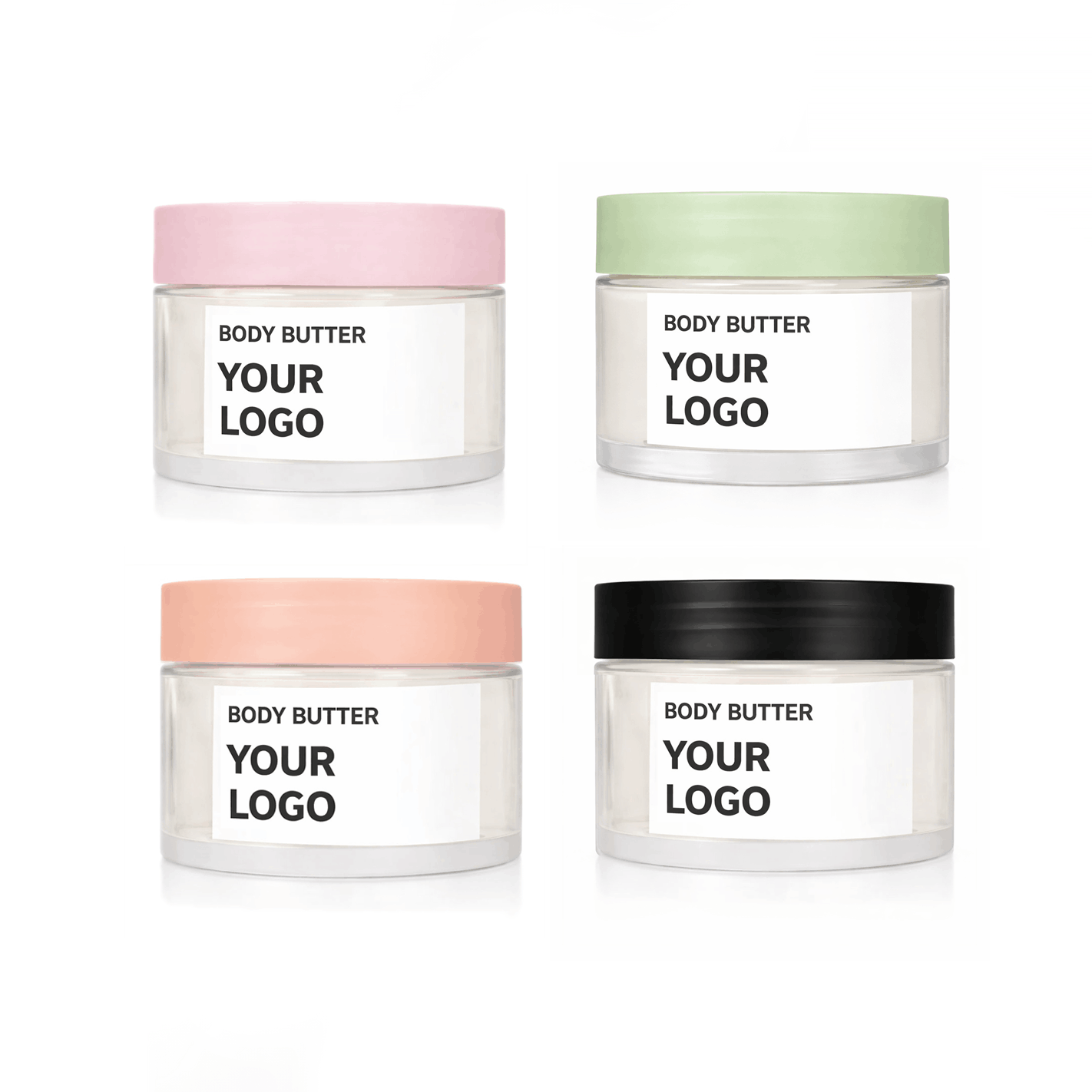 private label whipped body butter samples with shea butter for bodycare brands