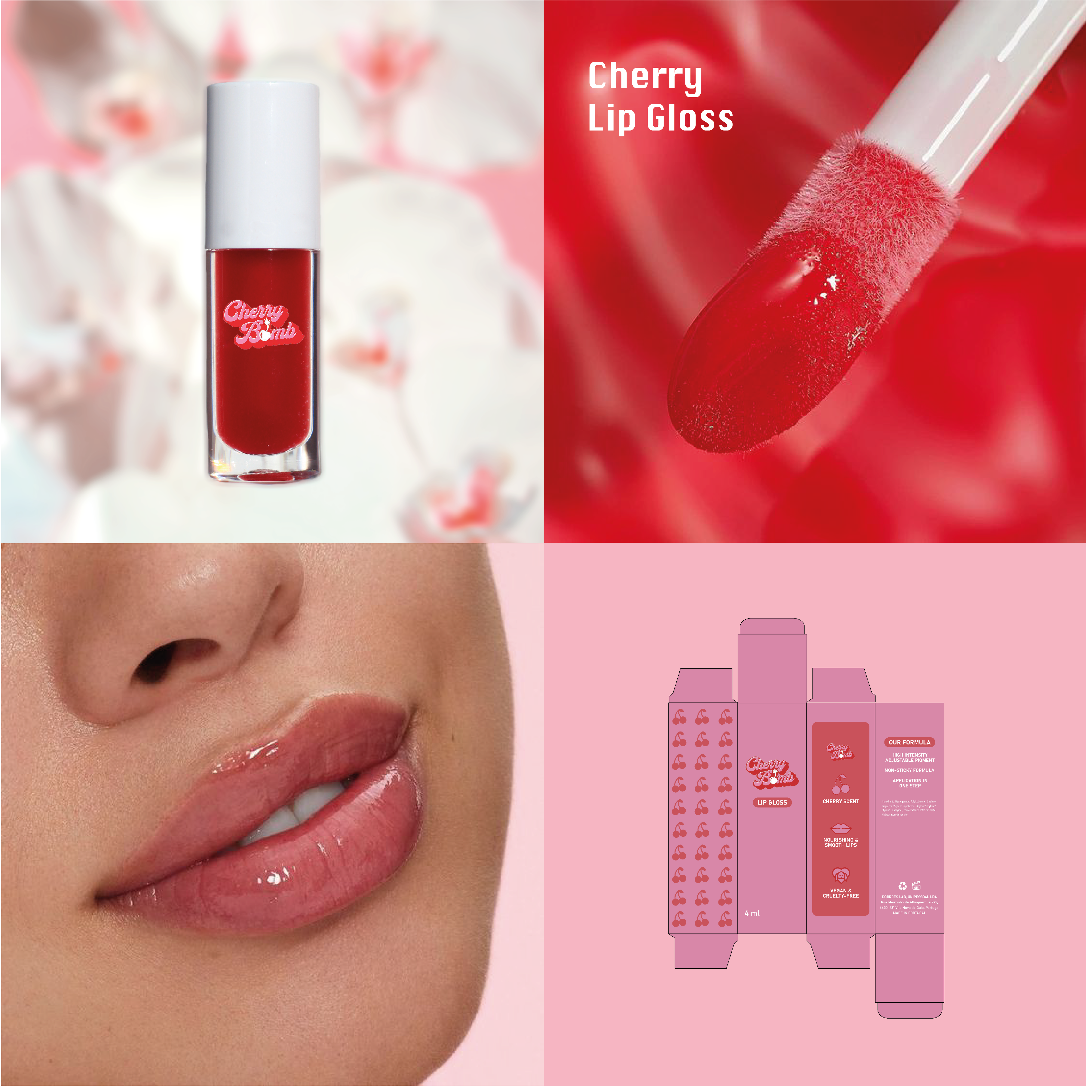 cherrybomb custom lip gloss example