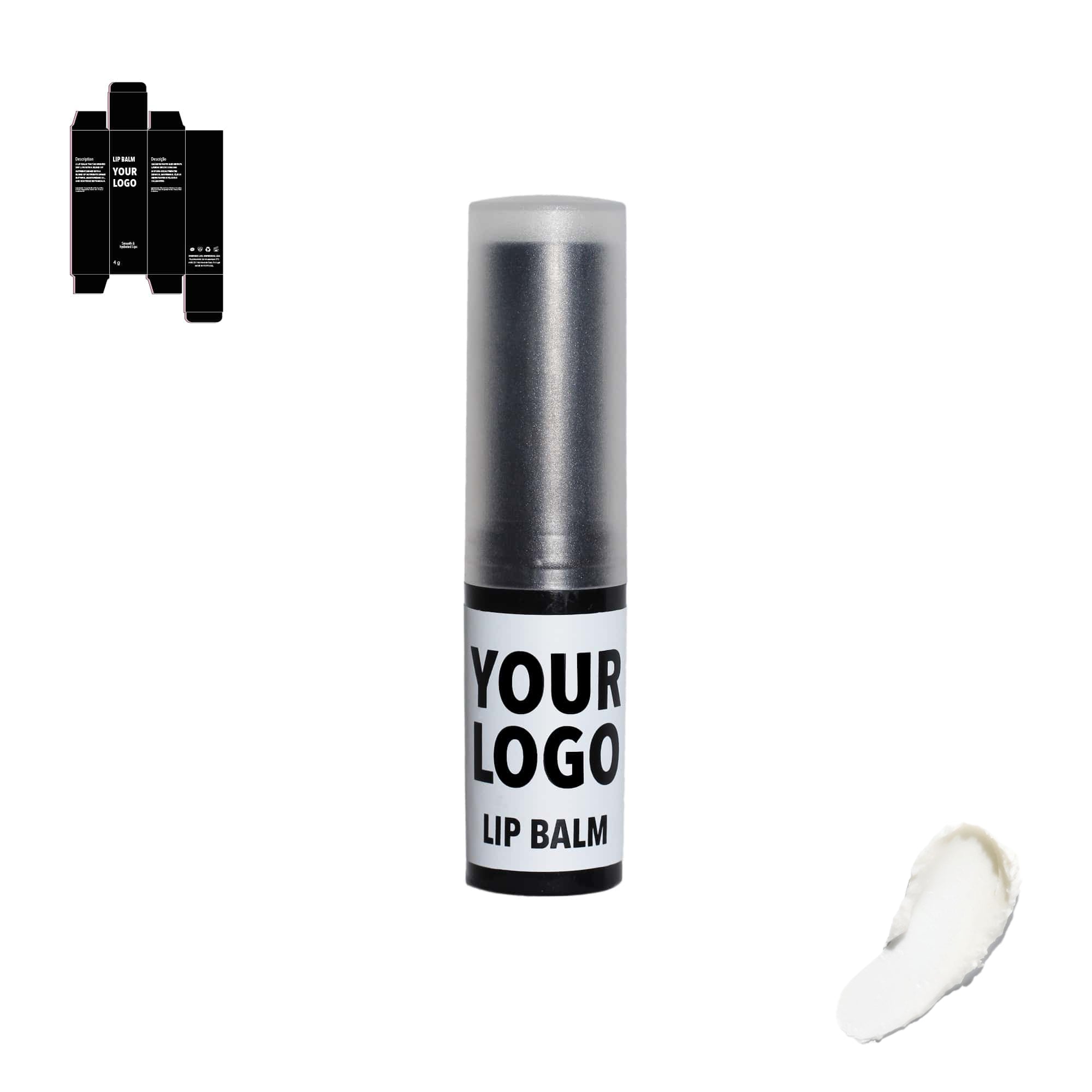 custom Lip balm black packaging