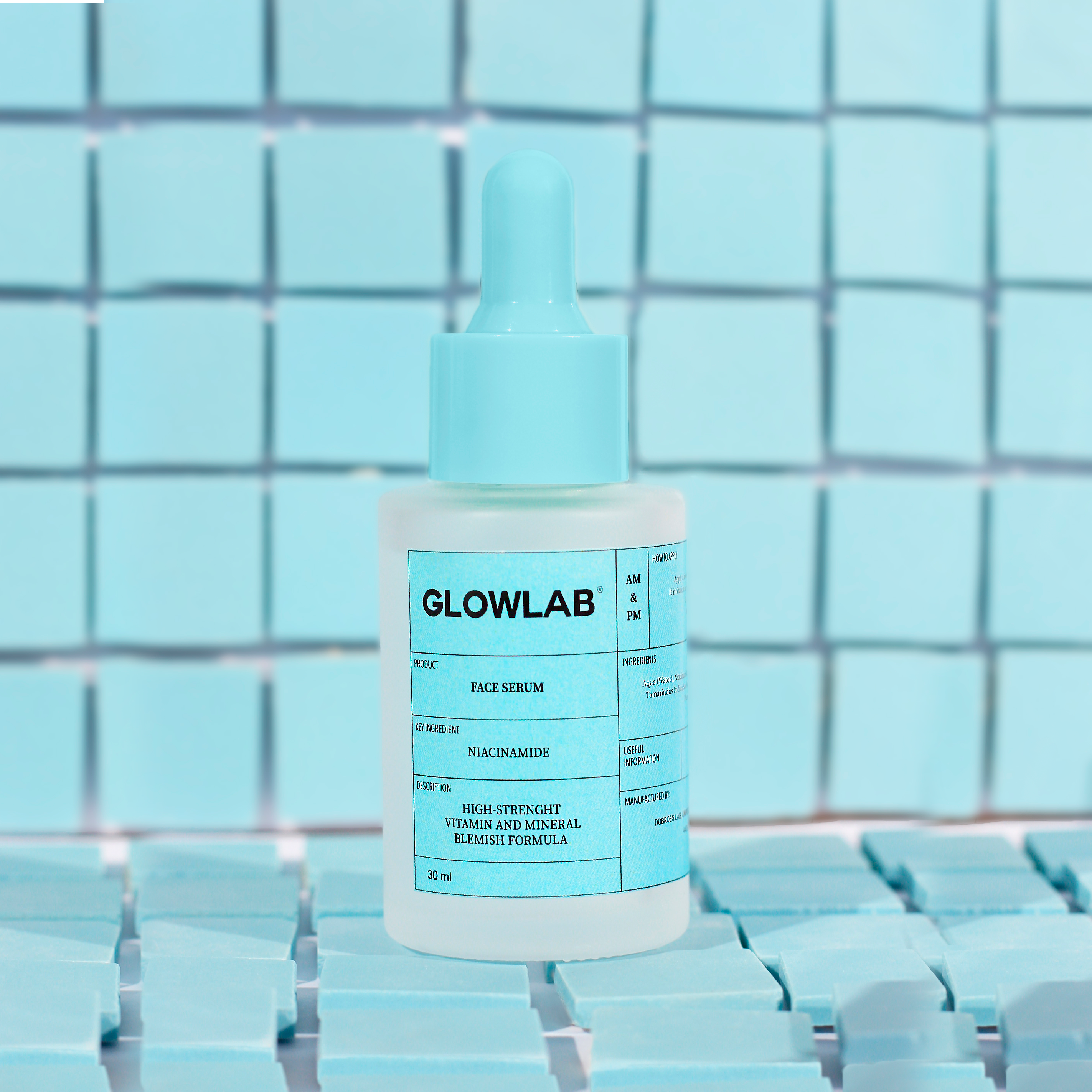 Face serum niacinamide from private label skincare brand. 