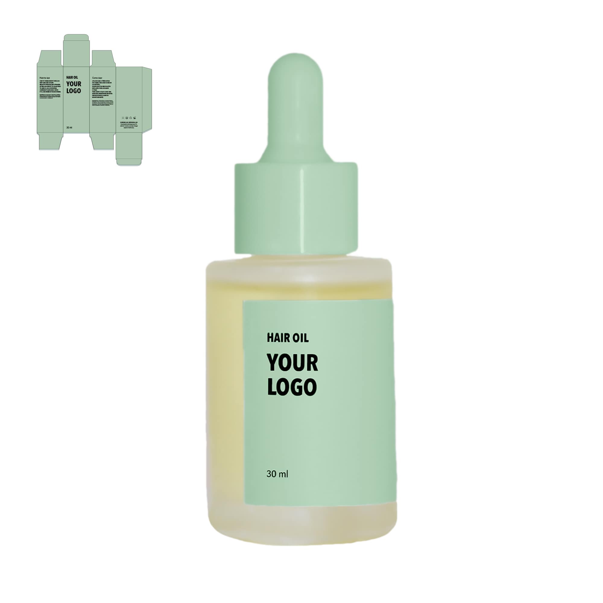 Hair Oil Personalizado
