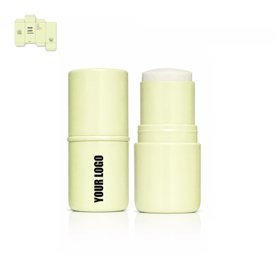 private label solid perfume stick with green packaging. Perfumes supplier and manufacturer. 