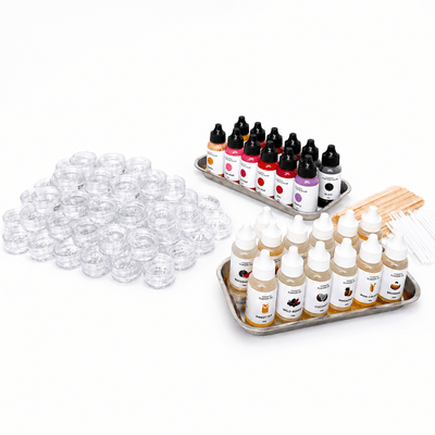Supplier Lip Gloss Lab Workshop Kit for beauty entrepreneurs. Start your Lip gloss business. Making kit.